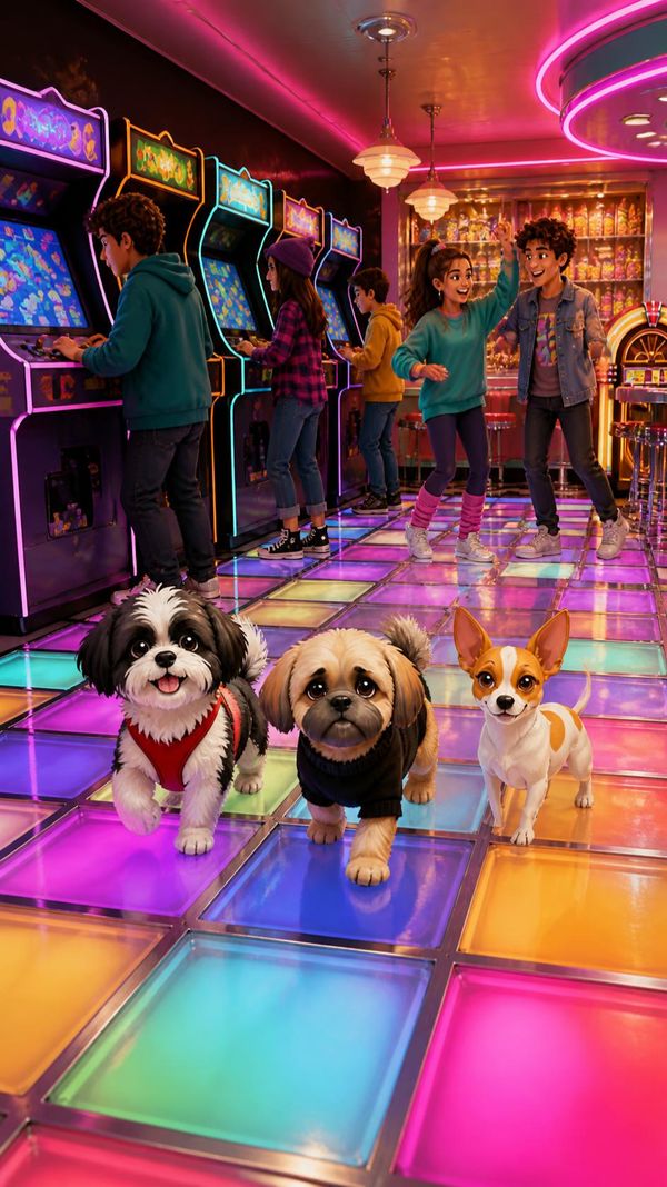 3D view: Arcade & dance floor